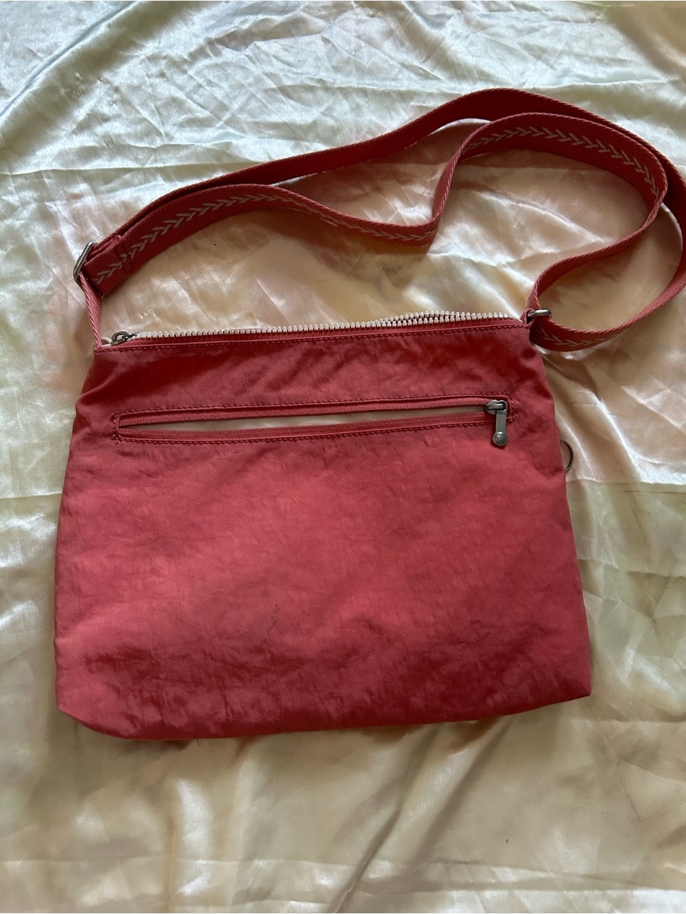 Coral Kipling Crossbody Bag - Picture 3 of 10
